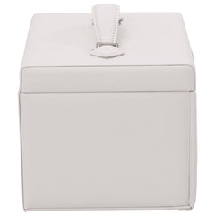 vidaXL Jewellery Box 4-Layer with Mirror Lockable White 22.5x17.5x16.5 cm 6