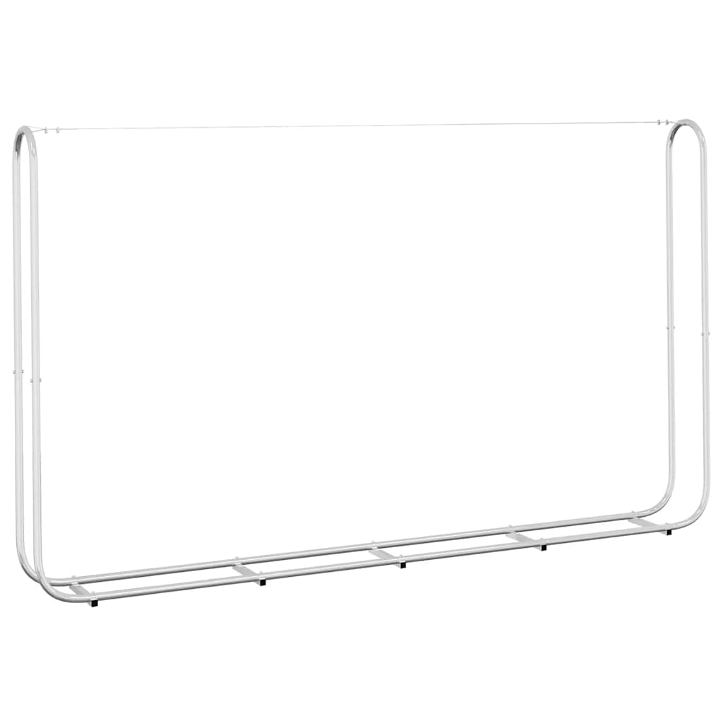 Firewood Rack Galvanised steel 250 x 25 x 150 cm