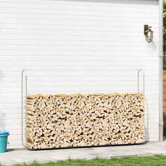 Firewood Rack Galvanised steel 250 x 25 x 150 cm