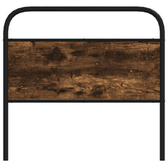 vidaXL Replace Headboard Smoked Oak 90 cm Steel and Engineered Wood 3