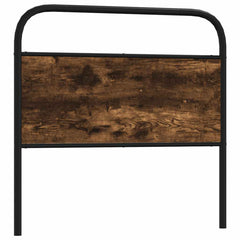 vidaXL Replace Headboard Smoked Oak 100 cm Steel and Engineered Wood 1