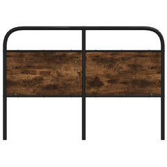 vidaXL Replace Headboard Smoked Oak 120 cm Steel and Engineered Wood 3