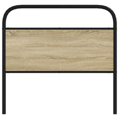 vidaXL Replace Headboard Sonoma Oak 90 cm Steel and Engineered Wood 3