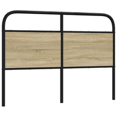 vidaXL Replace Headboard Sonoma Oak 120 cm Steel and Engineered Wood 1