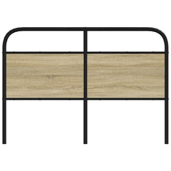 vidaXL Replace Headboard Sonoma Oak 120 cm Steel and Engineered Wood 3