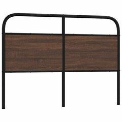 vidaXL Replace Headboard Brown Oak 120 cm Steel and Engineered Wood 1