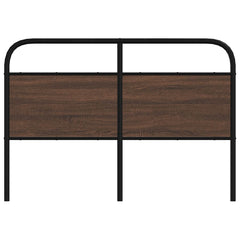 vidaXL Replace Headboard Brown Oak 120 cm Steel and Engineered Wood 3