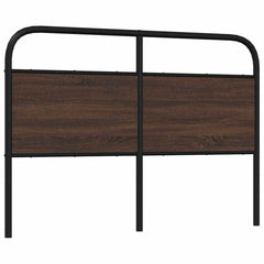 vidaXL Replace Headboard Brown Oak 135 cm Steel and Engineered Wood 5