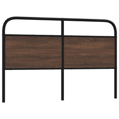 vidaXL Replace Headboard Brown Oak 150 cm Steel and Engineered Wood 1