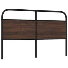 vidaXL Replace Headboard Brown Oak 150 cm Steel and Engineered Wood 5