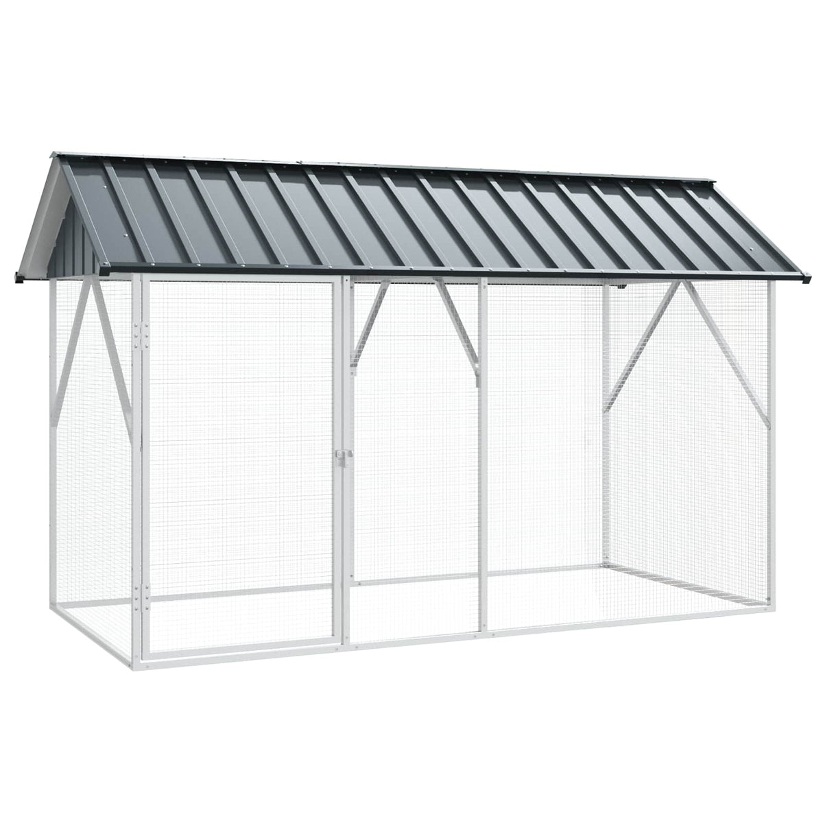 Bird Cage Anthracite 215 x 208 x 247 cm 112 cm 141 cm