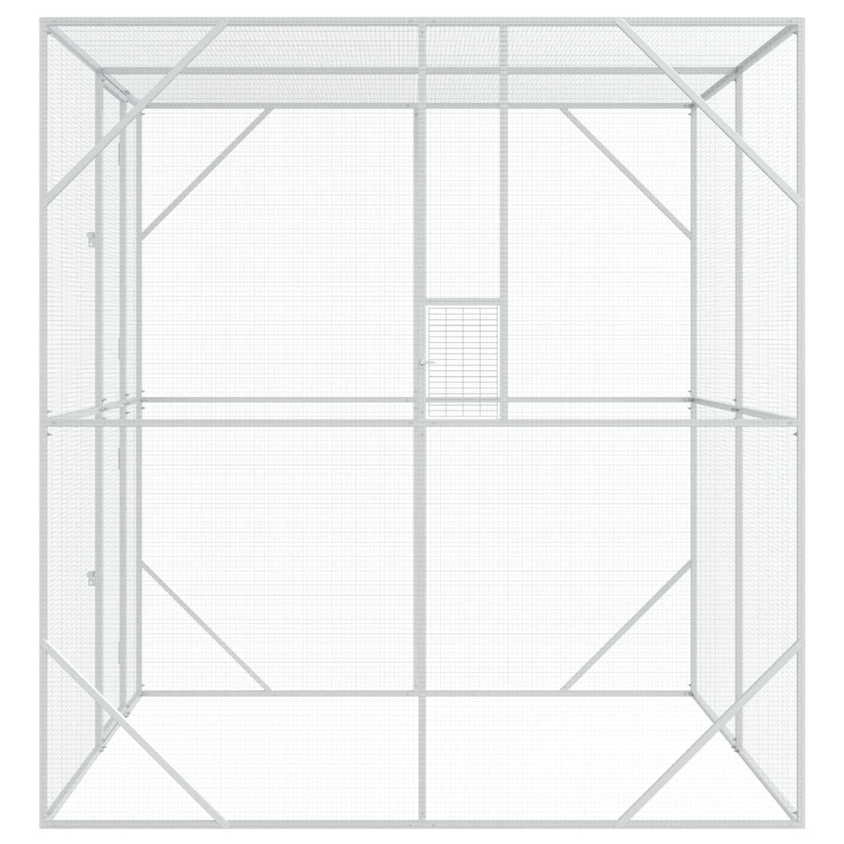 Bird Cage Silver 210 x 304 x 213 cm 202 cm 214 cm 209 cm