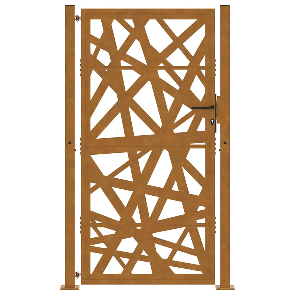 Garden Gate Weathering Steel Weathering steel/brown 100 x 175 cm Light design