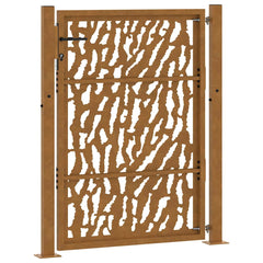 Garden Gate Weathering Steel Weathering steel/brown 100 x 125 cm Trace design