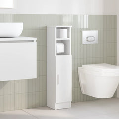Bathroom Cabinet with Roll Holder