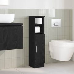 Bathroom Cabinet with Roll Holder