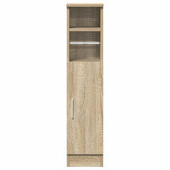 vidaXL Bathroom Cabinet with Roll Holder Sonoma Oak 20.5x22x90 cm 4