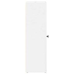 vidaXL Bathroom Cabinet with Roll Holder White 20.5x22x72 cm 6