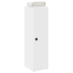 vidaXL Bathroom Cabinet with Roll Holder White 20.5x22x72 cm 1