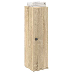 vidaXL Bathroom Cabinet with Roll Holder Sonoma Oak 20.5x22x72 cm 1