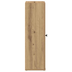 vidaXL Bathroom Cabinet with Roll Holder Artisan Oak 20.5x22x72 cm 6