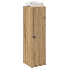 vidaXL Bathroom Cabinet with Roll Holder Artisan Oak 20.5x22x72 cm 1