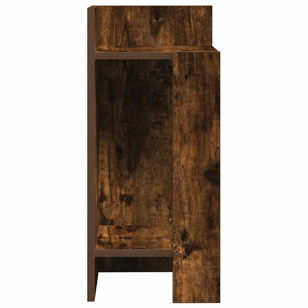vidaXL Side Tables 2 pcs with Shelf Smoked Oak 25.5x27x60 cm 6