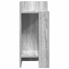 vidaXL Side Tables 2 pcs with Shelf Grey Sonoma 25.5x27x60 cm 6
