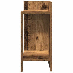 vidaXL Side Tables 2 pcs with Shelf Old Wood 25.5x27x60 cm 5