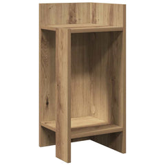 vidaXL Side Tables 2 pcs with Shelf Artisan Oak 25.5x27x60 cm 4