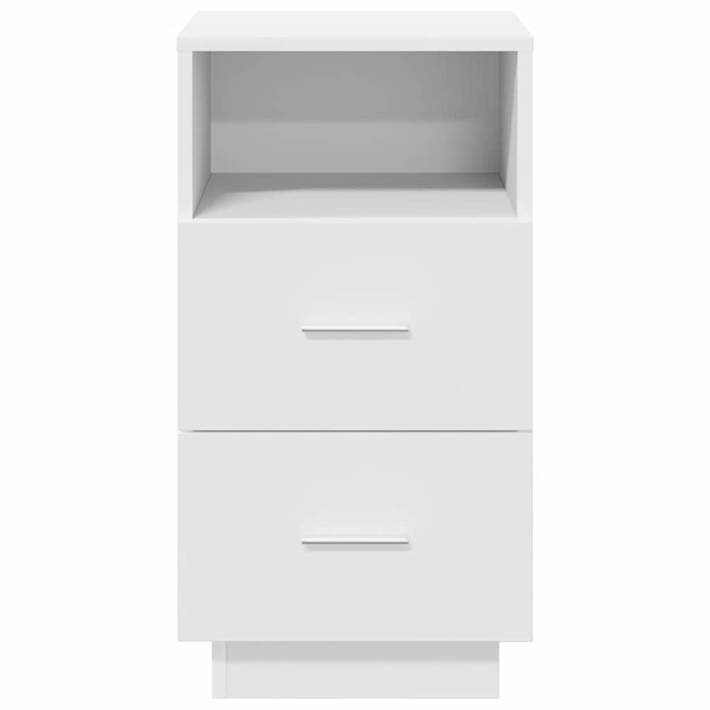vidaXL Bedside Cabinets 2 pcs with 2 Drawers White 36x36x68 cm 4