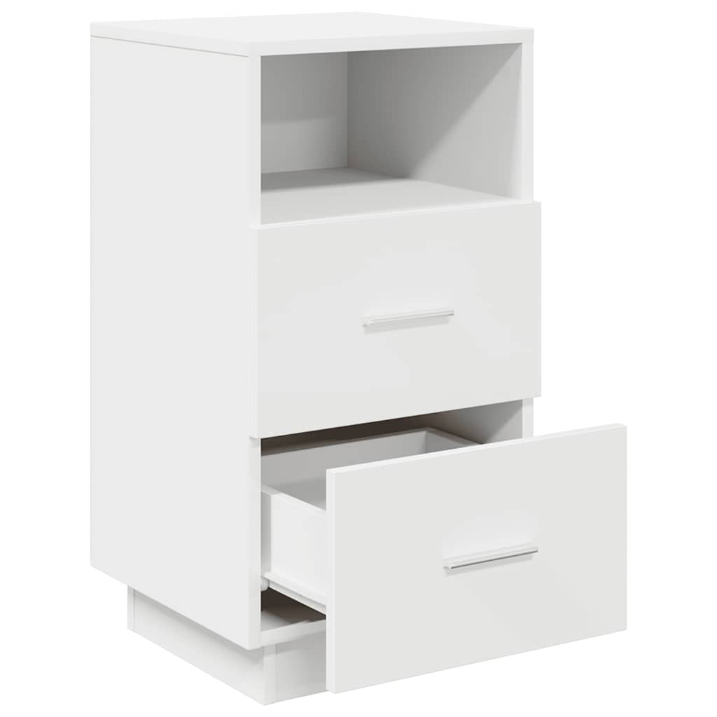 vidaXL Bedside Cabinets 2 pcs with 2 Drawers White 36x36x68 cm 5