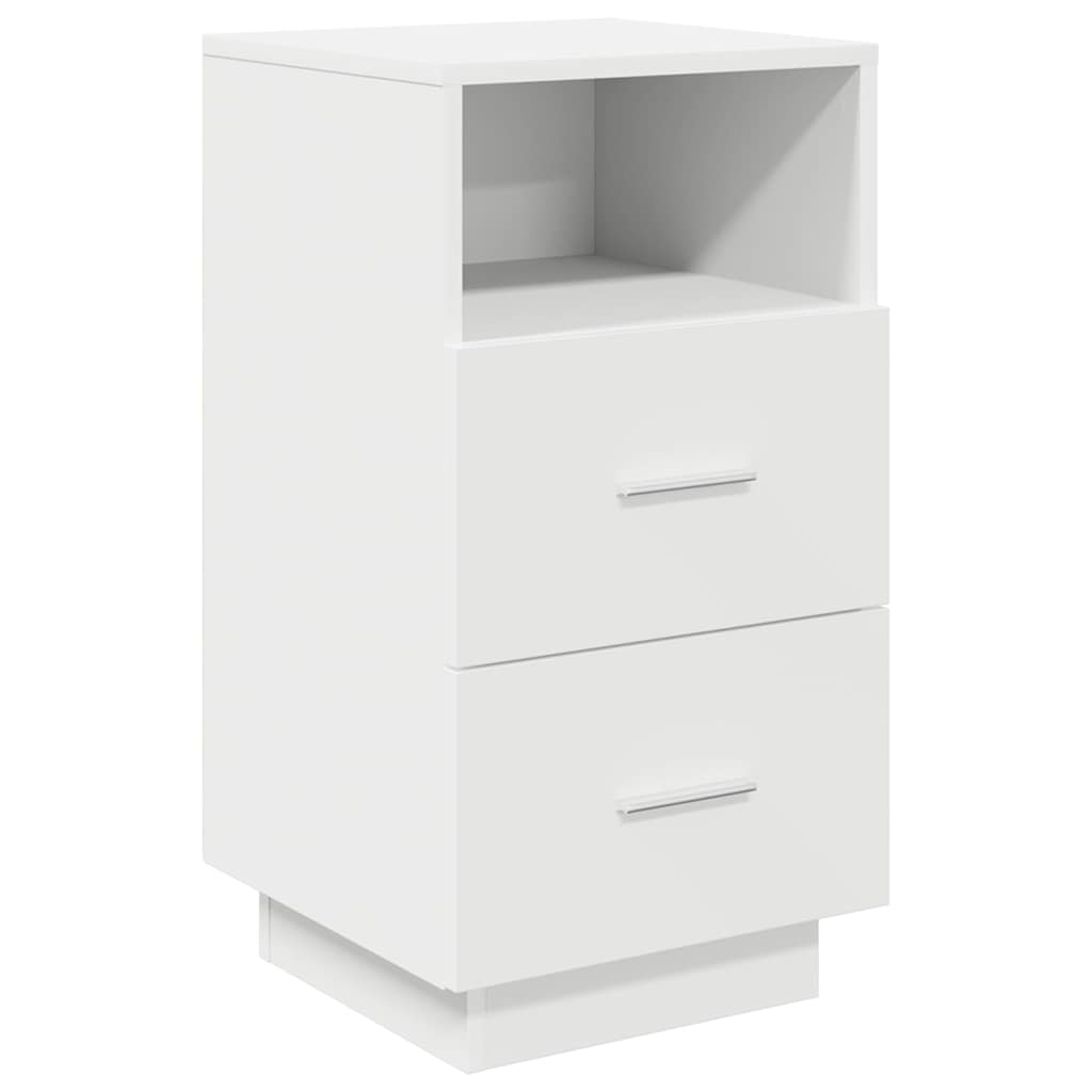vidaXL Bedside Cabinets 2 pcs with 2 Drawers White 36x36x68 cm 6