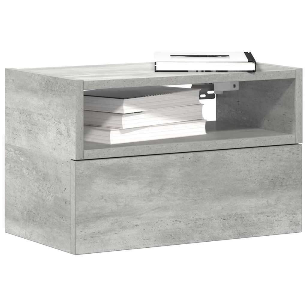 vidaXL Wall-mounted Bedside Cabinet 45x26x28.5 cm
