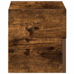 vidaXL Wall-mounted Bedside Cabinets 2 pcs Smoked Oak 45x26x28.5 cm 6