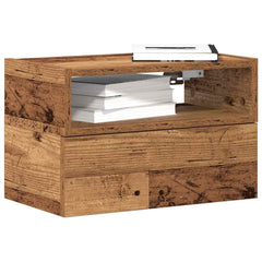 vidaXL Wall-mounted Bedside Cabinet 45x26x28.5 cm