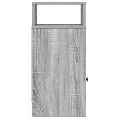 vidaXL Bedside Cabinet with Drawer Grey Sonoma 25x31x66 cm 6