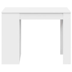 vidaXL Desk with Drawer and Shelf White 102x62x77.5 cm Engineered Wood 4
