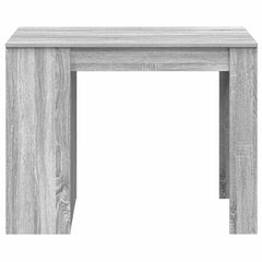 vidaXL Desk with Drawer and Shelf Grey Sonoma 102x62x77.5 cm Engineered Wood 4