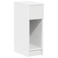 vidaXL Bedside Cabinet with Drawer White 20x36x60 cm 2