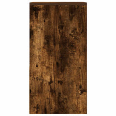 vidaXL Bedside Cabinet with Drawer Smoked Oak 35x34x66.5 cm 6