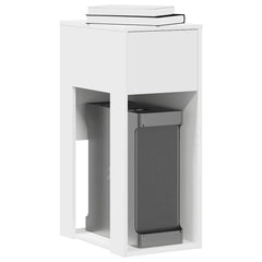 vidaXL Computer Tower Stand with Drawer 30x44x74 cm
