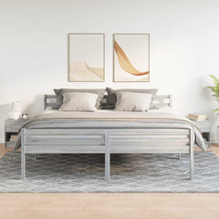 vidaXL Bedside Cabinets 2 pcs with Drawer Grey Sonoma 39x28x41 cm 1