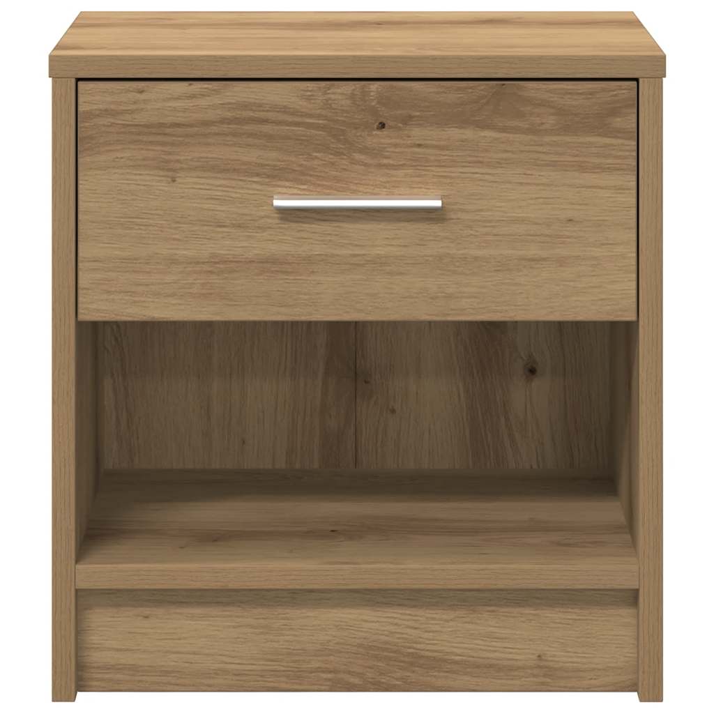 vidaXL Bedside Cabinets 2 pcs with Drawer Artisan Oak 39x28x41 cm 5