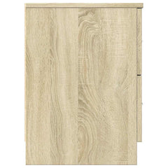 vidaXL Bedside Cabinet with 2 Drawers Sonoma Oak 40x36x50 cm 6