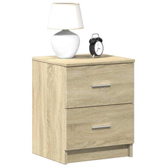 vidaXL Bedside Cabinet with 2 Drawers Sonoma Oak 40x36x50 cm 1
