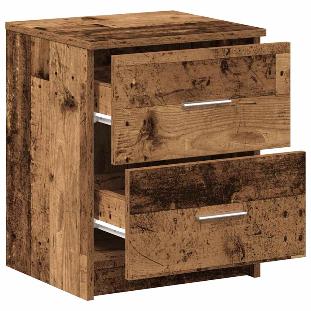 vidaXL Bedside Cabinet | Old Wood | Engineered wood | Medium | Bedside Cabinet 5