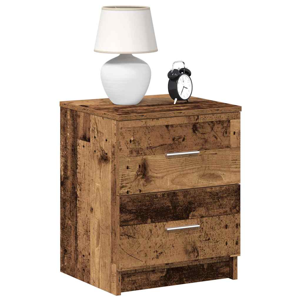 vidaXL Bedside Cabinet | Old Wood | Engineered wood | Medium | Bedside Cabinet 1