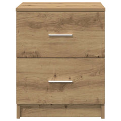vidaXL Bedside Cabinet with 2 Drawers Artisan Oak 40x36x50 cm 4