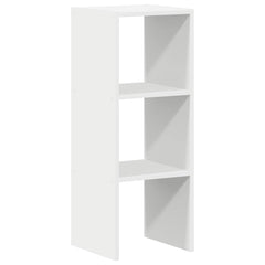 vidaXL Bookcase Stackable White 30x30x80 cm Engineered Wood 2